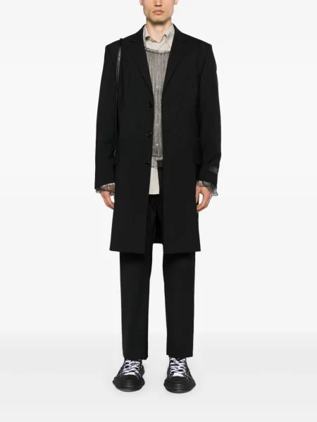 Vienakrūtis paltas Mm6 Maison Margiela juoda