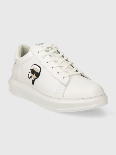Sneakersy KARL LAGERFELD białe