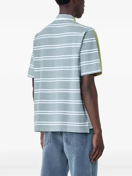 Tricou polo Fred Perry cu dungi verde