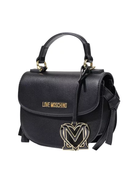Love Moschino torebka crossbody z imitacji skóry czarna