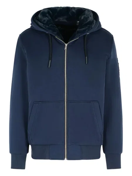 Суичър с качулка Moose Knuckles синьо