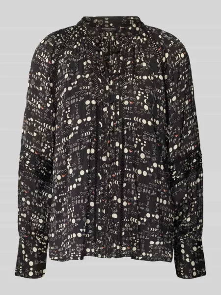 Bluzka z dekoltem w serek Scotch & Soda czarna