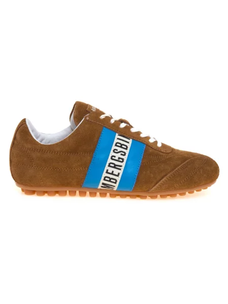 Sneakersy Bikkembergs zamszowe brązowe