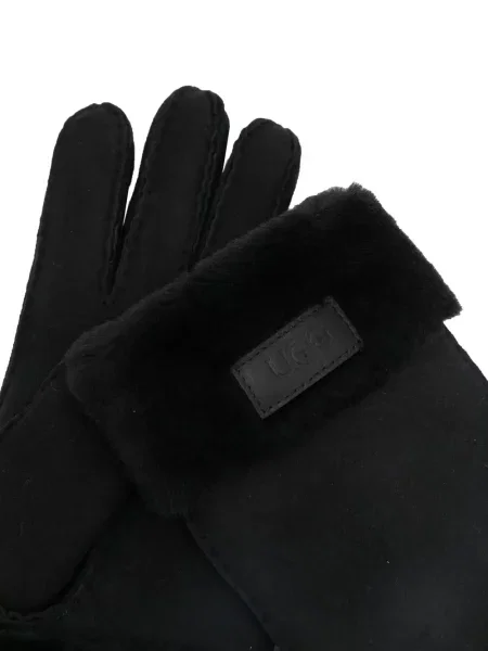 Rękawiczki Ugg z autografem czarne