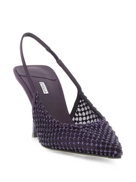 Pantofi cu toc Le Silla plasă violet