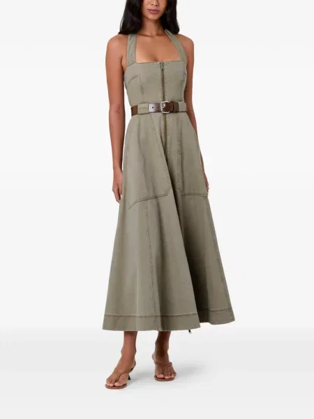 Rochie midi Nicholas verde