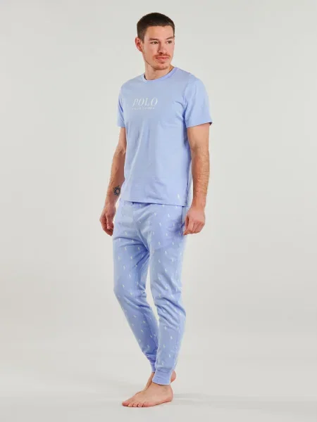 Pijamale Polo Ralph Lauren albastru