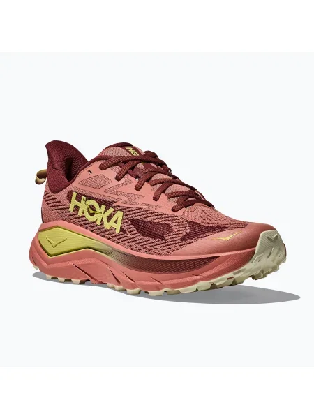 Дамски обувки за бягане HOKA Challenger 8 Wide blush / dark cedar розово