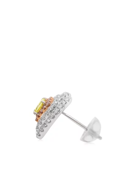 Σκουλαρίκια Hyt Jewelry λευκό