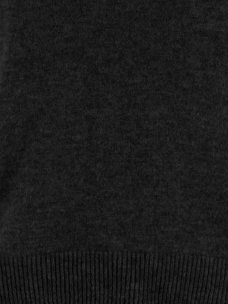 Lung pulover Allude cu decolteu rotund negru