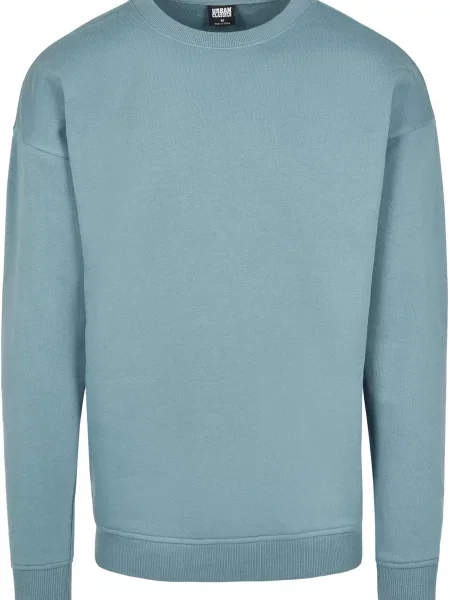 Суичър без качулка Urban Classics синьо