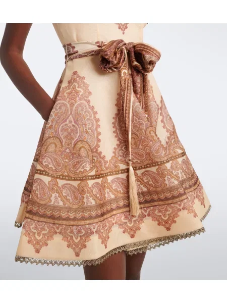 Rochie Zimmermann de in cu model paisley