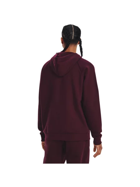 Bluza z kapturem Under Armour Rival Fleece Hoodie fioletowa