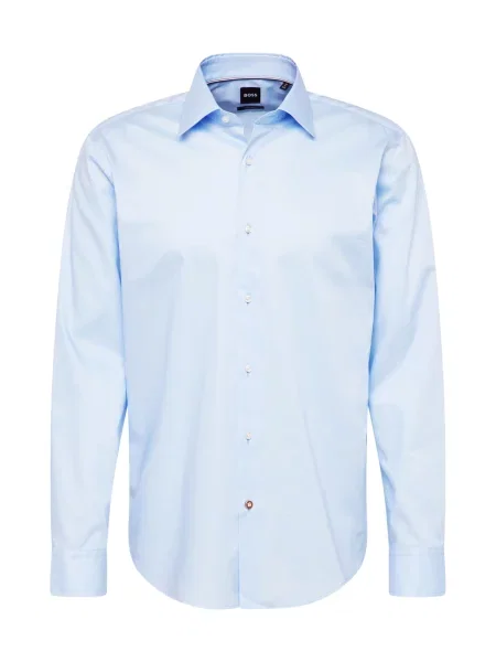 BOSS Black Košeľa JOE svetlomodrá čierna