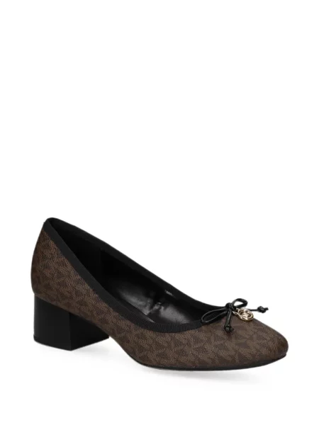 Pantofi cu toc Michael Michael Kors cu funde din piele de căprioară verde