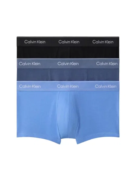 Calvin Klein Underwear Boksarice pastelno modra / svetlo modra naravno bela črna