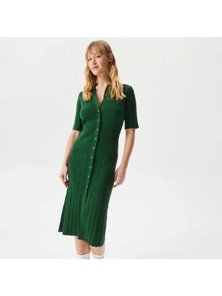 Lacoste Sukienki Lacoste zielona