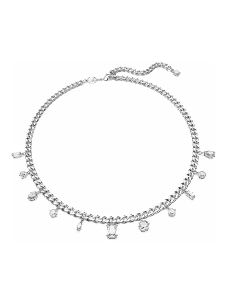Naszyjnik Swarovski szary
