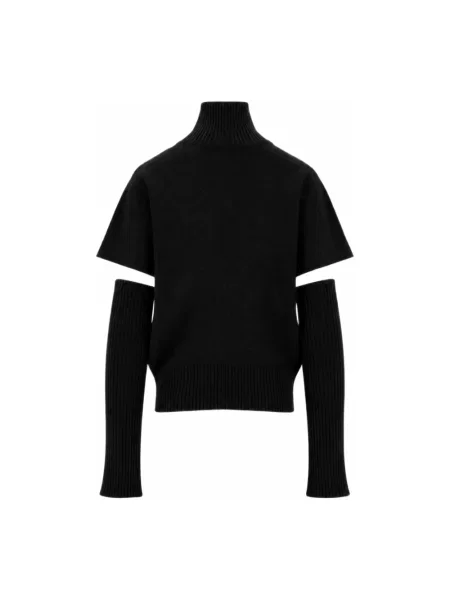 Sweter z golfem Federica Tosi czarny
