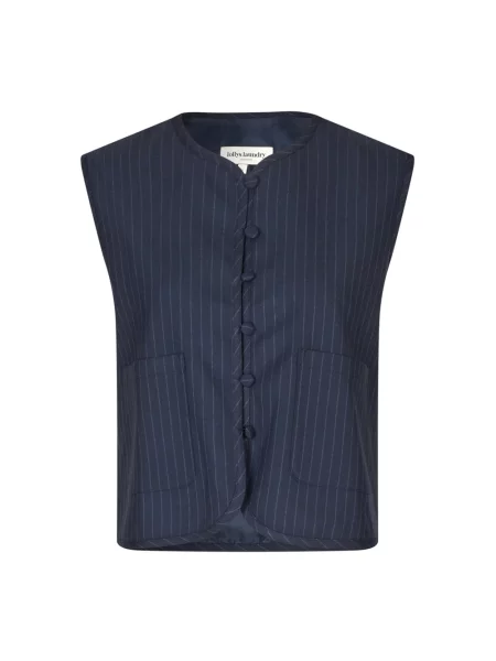 Kamizelka Lollys Laundry w paski niebieska