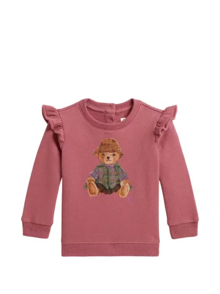 Koszulka polo dziecięca Polo Ralph Lauren różowa