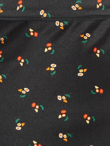 Gėlėtas raštuotas midi sijonas Victoria Victoria Beckham juoda