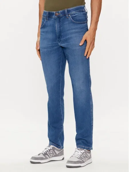 Wrangler Blugi River Tapered Fit albastru