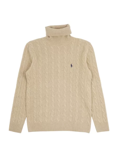 Sweter Polo Ralph Lauren brązowy