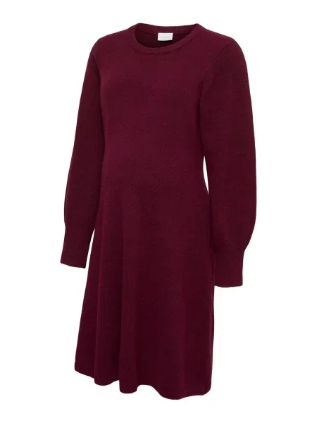 MAMALICIOUS Rochie tricotat MLBree rubiniu