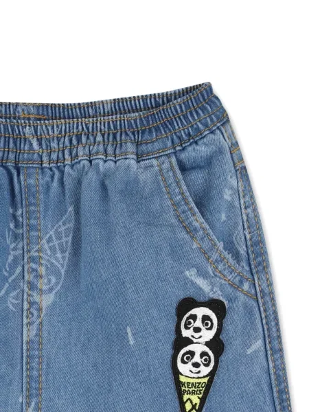 Szorty jeansowe dziecięce Kenzo niebieskie