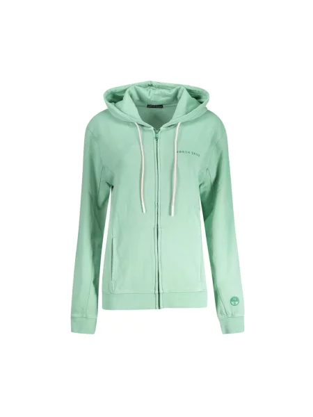 Bluza z kapturem North Sails z kapturem z długim rękawem zielona