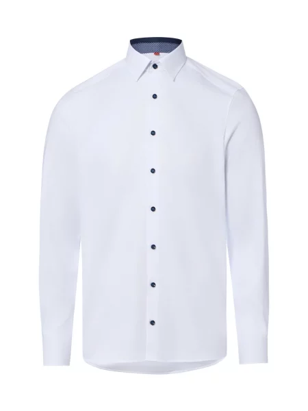 Finshley & Harding koszula biznesowa Mężczyźni Slim Fit 37 biały