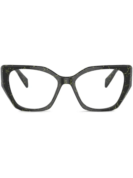 Ochelari de soare Prada Eyewear cu imprimeu geometric negru