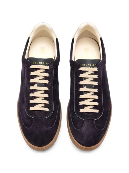 Sneakers Brunello Cucinelli σουέντ μπλε