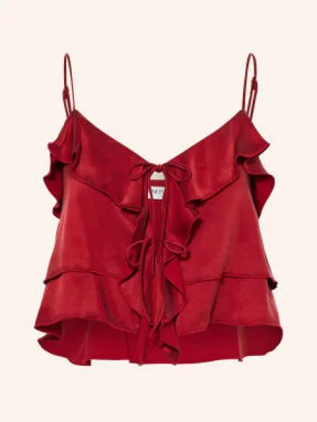 Krótka bluzka Ninety-9 z falbankami