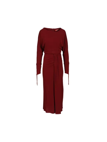 Sukienka maxi Max Mara Studio czerwona