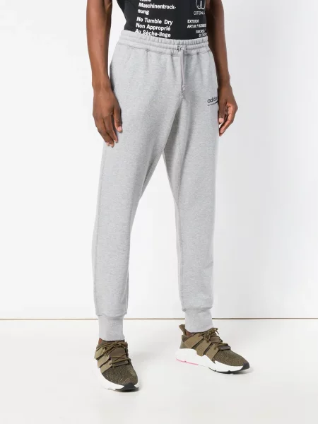 Pantaloni Adidas alergare gri