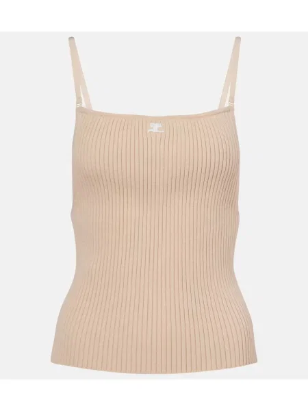 Top Courreges tricotate bej