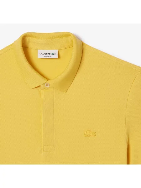 Поло Lacoste желтое