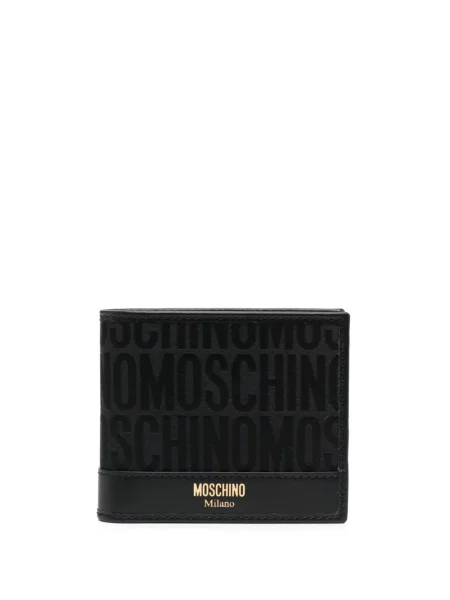 Portofel Moschino din jacard cu autograf