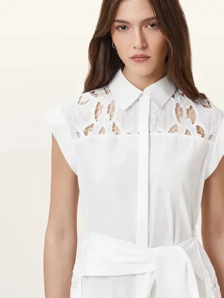 Платье мини Allsaints белое