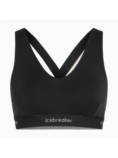 Icebreaker Merino Cool-Lite Sprite Racerback Thermo melltartó fekete. Méret: M fekete