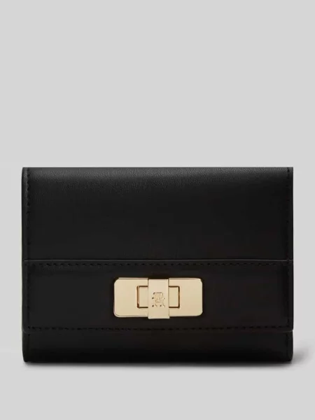 Tommy Hilfiger portfel z imitacji skóry czarny