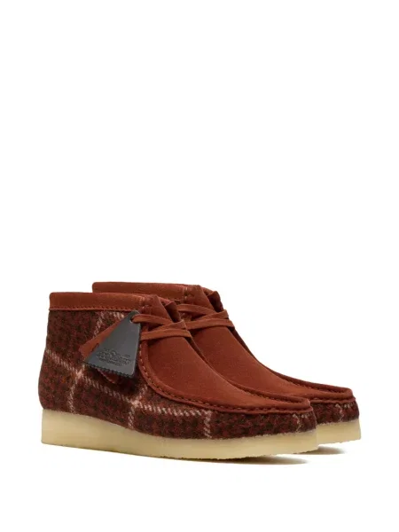 Botine Clarks Originals din tweed maro
