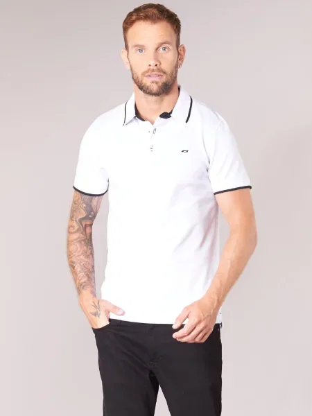 Polokošeľa Jack & Jones biela