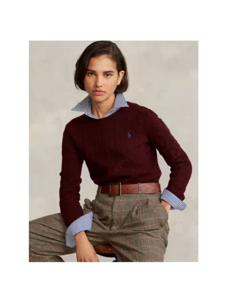 Sweter Polo Ralph Lauren wełniany czerwony