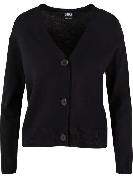 Urban Classics Geacă tricotată negru