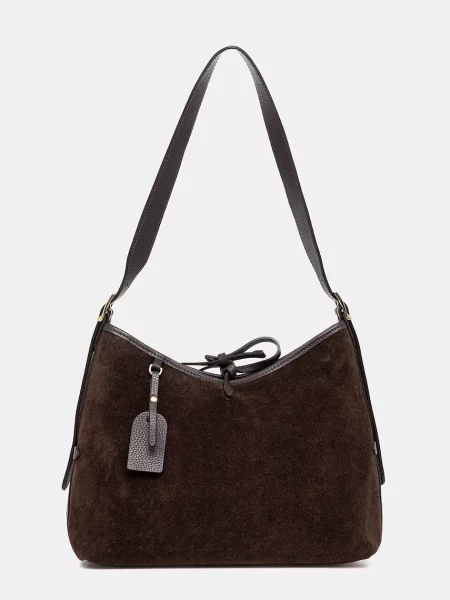 Geanta de piele Answear.lab din piele maro