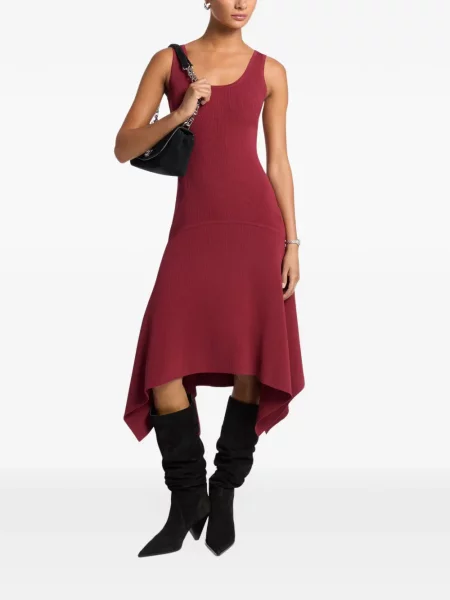Rochie Michael Kors fără mâneci tricotate roșu