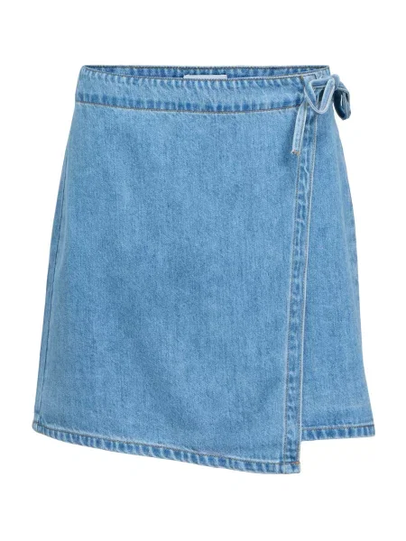 OBJECT Fustă OBJROSIE denim albastru